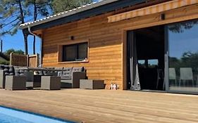 Maison En Bois Moderne Et Spacieuse Avec Piscine